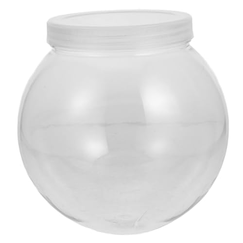 VANZACK Transparente Runde Fischschale Aus Kunststoff Für Den Schreibtisch Kleine Aquarium-Fischschale Hydrokultur-Pflanzenschale Für Die Dekoration Zu Hause Und Im Büro VANZACK Transparente Runde Fischschale Aus Kunststoff Für Den Schreibtisch Kleine Aquarium-Fischschale Hydrokultur-Pflanzenschale Für Die Dekoration Zu Hause Und Im Büro von VANZACK