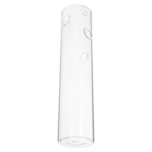 VANZACK Transparente Wandvase Für Hydrokultur Hängender Übertopf Aus Glas Dekorative Blumenvase Für Zimmerpflanzen Kreativer Pflanzenhalter Modernes Deko Element Für Ihr Zuhause von VANZACK