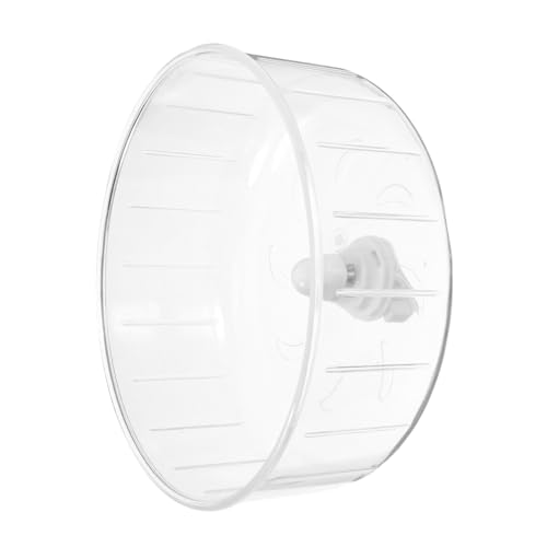 VANZACK Transparentes Laufrad für Kleintiere Rutschfestes Hamsterrad mit Geräuscharmes Trainingsspielzeug für Chinchillas Hamster Igel und Rennmäuse VANZACK Transparentes Laufrad für Kleintiere Rutschfestes Hamsterrad mit Geräuscharmes Trainingsspielzeug für Chinchillas Hamster Igel und Rennmäuse von VANZACK