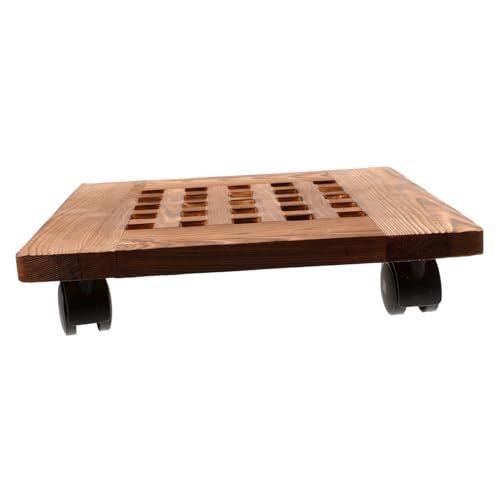VANZACK Universal Wheel Blumentopf Basis Pflanzen Topf Steht Blumenpots Tabletts auf Rädern drinnen Pflanzschale Pflanzständer mit Rad Blumenpothalter Pflanzgefäß mit Rädern Holz Hellbraun VANZACK Universal Wheel Blumentopf Basis Pflanzen Topf Steht Blumenpots Tabletts auf Rädern drinnen Pflanzschale Pflanzständer mit Rad Blumenpothalter Pflanzgefäß mit Rädern Holz Hellbraun von VANZACK