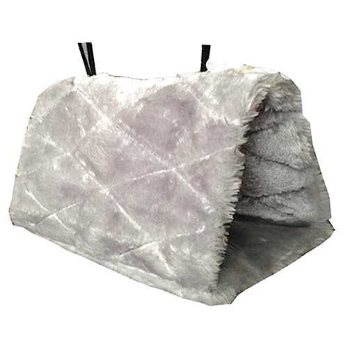 VANZACK Plüsch-Vogel-hängematte Kuschelhöhle für Tiere Spielzeug-hängematte Höhle Grau 23 cm X 14 cm X 15 cm VANZACK Plüsch-Vogel-hängematte Kuschelhöhle für Tiere Spielzeug-hängematte Höhle Grau 23 cm X 14 cm X 15 cm von VANZACK