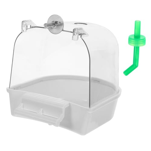 VANZACK Vogelbad Für Käfig Sittichbad Für Innenkäfig Papagei Badewanne Haustier-Vogel-badewanne Hängende Vogelbadewanne Vogel Badewanne Vogeltränkebecken Kleines Vogelduschbecken Abs Weiß VANZACK Vogelbad Für Käfig Sittichbad Für Innenkäfig Papagei Badewanne Haustier-Vogel-badewanne Hängende Vogelbadewanne Vogel Badewanne Vogeltränkebecken Kleines Vogelduschbecken Abs Weiß von VANZACK