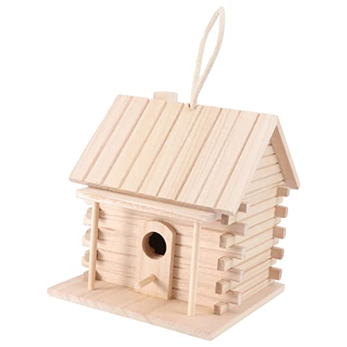 VANZACK Vogelkäfig vogelhaus Birdcage vogelhäuschen Vogelbehausung vogelfutterhäuser Nistvogelhäuser Käfighamster Vogelhütte im Freien Nisthaus Vogelnest aus Holz hölzernes Nest Beige VANZACK Vogelkäfig vogelhaus Birdcage vogelhäuschen Vogelbehausung vogelfutterhäuser Nistvogelhäuser Käfighamster Vogelhütte im Freien Nisthaus Vogelnest aus Holz hölzernes Nest Beige von VANZACK