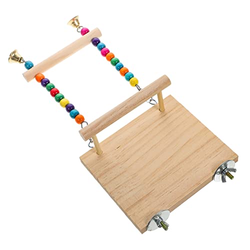 VANZACK Holz Papagei Stehen Vogel Sitzstange Spielzeug Sittich Käfig Decor Für Papageien Vogel Training Liefert von VANZACK
