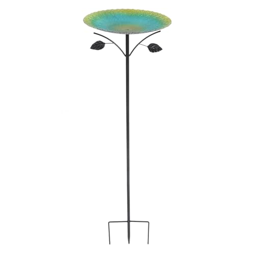 VANZACK Vogelbad Mit Metallstab Dekorativer Vogeltränke Und Futterspender Für Garten Patio Und Außenbereich Geeignet Für Kleine Vögel Und Sittiche Pflegeleicht VANZACK Vogelbad Mit Metallstab Dekorativer Vogeltränke Und Futterspender Für Garten Patio Und Außenbereich Geeignet Für Kleine Vögel Und Sittiche Pflegeleicht von VANZACK