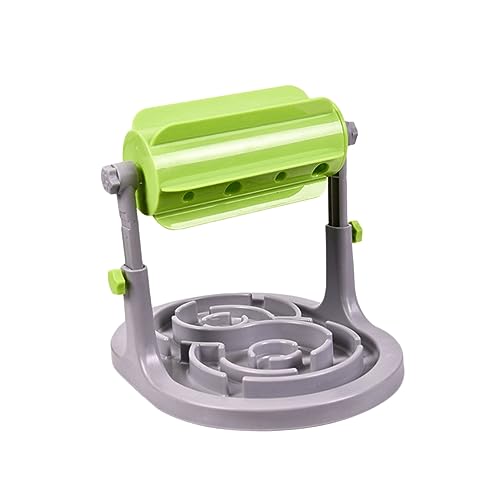 VANZACK Vorrichtung zum Auslaufen von Lebensmitteln Lebensmittelspender einstellbar Wasserspender Mikrochip Auto Tier Dog Toy Fassspender Essen auslaufendes Green von VANZACK