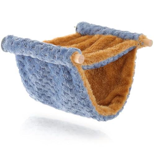 VANZACK Hängende Hamster Hängematte Für Kleintiere Warmes Meerschweinchenbett Aus Atmungsaktivem Material Dekorative Chinchilla Hängematte Für Ratten Zubehör Für Haustierkäfige von VANZACK