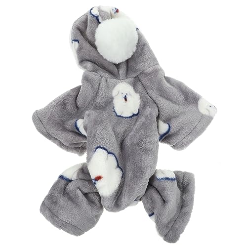 VANZACK Warme Welpekleidung Vlies züchten süße Hundeoutfits Warmer Hundemantel klein Bequeme Hundepullover Hunde-Outfit süße hundekleidung warme Welpenkleidung Welpen Mäntel Baumwolle Grau VANZACK Warme Welpekleidung Vlies züchten süße Hundeoutfits Warmer Hundemantel klein Bequeme Hundepullover Hunde-Outfit süße hundekleidung warme Welpenkleidung Welpen Mäntel Baumwolle Grau von VANZACK