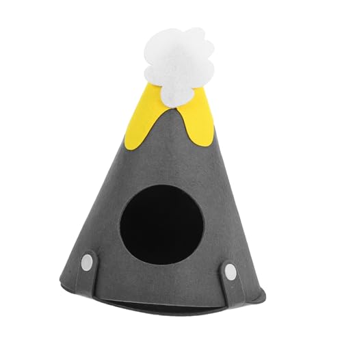 VANZACK Warmer Unterschlupf für Papageien kuschelhöhle Igel Zubehör Meerschweinchen verbirgt Sich Kaninchenhäuser und Verstecke Igelversteck Kaninchenhütte kleines Tierbett gefühlt Grey von VANZACK