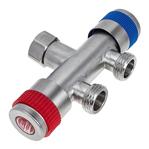 VANZACK Wasserhahn Umsteller waschmaschinenhahn shunt Wasserschlauch Stahlschlauchadapter Schlauchverteiler waschbeckenstöpsel Werkzeug Tap-Splitter Schlauchversorgung Rostfreier Stahl VANZACK Wasserhahn Umsteller waschmaschinenhahn shunt Wasserschlauch Stahlschlauchadapter Schlauchverteiler waschbeckenstöpsel Werkzeug Tap-Splitter Schlauchversorgung Rostfreier Stahl von VANZACK