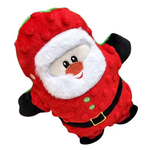 VANZACK Weihnachtliches Kauspielzeug Für Hunde Plüsch-seifenblasen Spielzeug Mit Weihnachtsmann-Motiv Langlebig Und Sicher Für Welpen Für Teething Und Spielspaß Geeignet Für Kleine von VANZACK