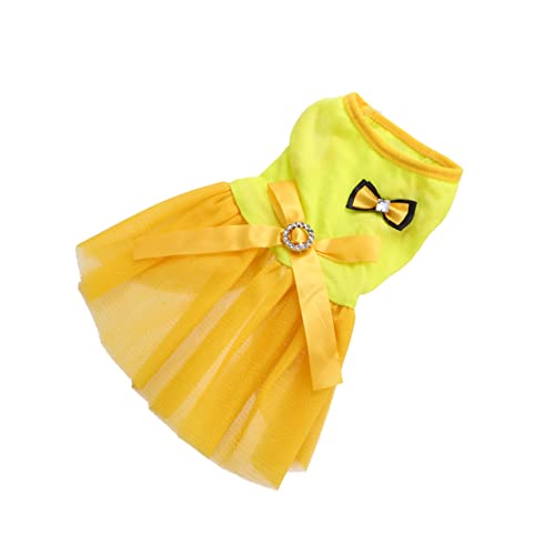 VANZACK Welpenkostüm Kostüme anziehen Outfit Hund Tutu Hundekleidung Lieferungen hundeschleife Dog Costume Haustierhochzeit hundekostüme Hundebow Gürtel Rock Kleidung Haustierkleid Yellow VANZACK Welpenkostüm Kostüme anziehen Outfit Hund Tutu Hundekleidung Lieferungen hundeschleife Dog Costume Haustierhochzeit hundekostüme Hundebow Gürtel Rock Kleidung Haustierkleid Yellow von VANZACK