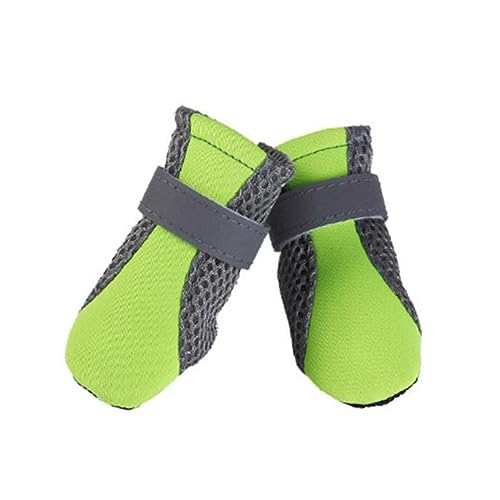 VANZACK Welpenschuhe Sommer Haustierstiefel Für Heißes Joggen Auf Gehwegen Kleine Hundeschuhe Hunde Sommerschuhe Stiefel Schuhe Mesh Atmungsaktive Hundeschuhe Für Hunde Im Freien von VANZACK