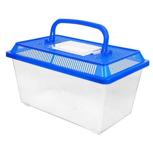 VANZACK Zucht Kasten für Schildkröten Wasser- Aqua Träger drinnen Tragen schildkröten zubehör The Pool schwimmpool Schildkröten-Lebensbecken Tankplattform zum Sonnenbaden Plastik Sky-Blue von VANZACK