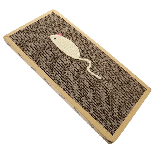 VANZACK Katzenkratzbrett für Hauskatzen Kätzchen-kratzbrett Kratzmatte Spielzeug Verschleißfest Katzenkratzbaum Couchschutz VANZACK Katzenkratzbrett für Hauskatzen Kätzchen-kratzbrett Kratzmatte Spielzeug Verschleißfest Katzenkratzbaum Couchschutz von VANZACK