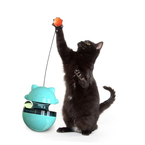 VANZACK Interaktives Katzenspielzeug Stabilem Lustiger Wackelspielzeug Für Katzen Fördert Spiel Und Intelligenz Für Zuhause Shop Blau von VANZACK