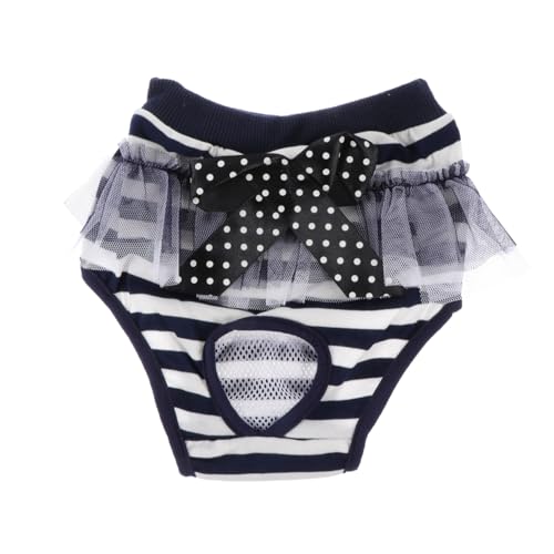 VANZACK physiologische Hosen für Haustiere Hund wiederverwendbar Welpen Pads Pee Pads Windeln groß Hündchen Welpenzubehör Welpenversorgung Baumwolle Navy von VANZACK