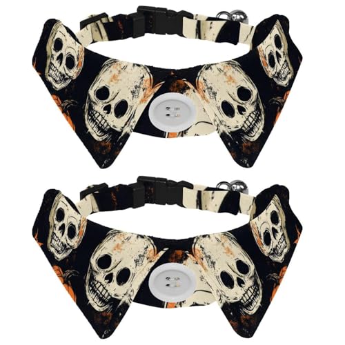 2 Stück Hundefliege Katzenfliege Verstellbar Haustier Halsband Formelle Fliege für Jungen Mädchen Welpen Kätzchen Hochzeit Geburtstag Halloween Schädel Kürbis Fledermäuse 2 Stück Hundefliege Katzenfliege Verstellbar Haustier Halsband Formelle Fliege für Jungen Mädchen Welpen Kätzchen Hochzeit Geburtstag Halloween Schädel Kürbis Fledermäuse von VAPOKF