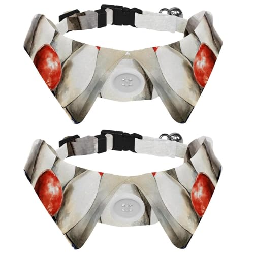 2 Stück Katzen- und Hundefliege Verstellbarer Halsband für Haustiere Fliege Formale Halsband für Jungen Mädchen Welpen Kätzchen Hochzeit Geburtstag - Aquarell Bowlingnadeln Ball 2 Stück Katzen- und Hundefliege Verstellbarer Halsband für Haustiere Fliege Formale Halsband für Jungen Mädchen Welpen Kätzchen Hochzeit Geburtstag - Aquarell Bowlingnadeln Ball von VAPOKF