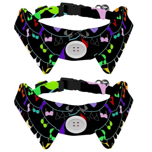 2 x Fliege für Katzen und Hunde, verstellbares Haustierhalsband, Fliege, Smoking, formelle Krawatte für Jungen, Mädchen, Welpen, Kätzchen, Hochzeit, Geburtstag, Bustier-Muster 2 x Fliege für Katzen und Hunde, verstellbares Haustierhalsband, Fliege, Smoking, formelle Krawatte für Jungen, Mädchen, Welpen, Kätzchen, Hochzeit, Geburtstag, Bustier-Muster von VAPOKF