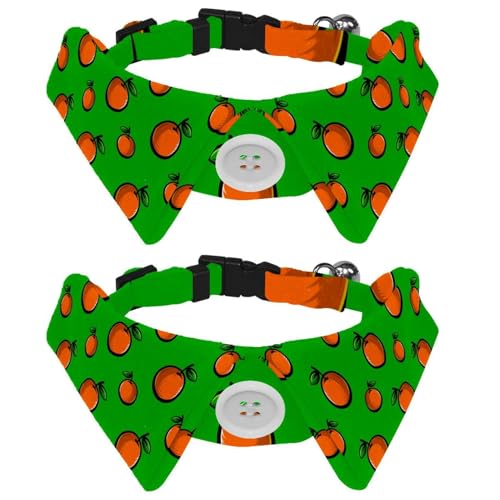 2 x Fliege für Katzen und Hunde, verstellbares Haustierhalsband, Fliege, Smoking, formelle Krawatte für Jungen, Mädchen, Welpen, Kätzchen, Hochzeit, Geburtstag, Orange 2 x Fliege für Katzen und Hunde, verstellbares Haustierhalsband, Fliege, Smoking, formelle Krawatte für Jungen, Mädchen, Welpen, Kätzchen, Hochzeit, Geburtstag, Orange von VAPOKF