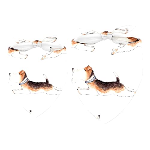 Hundehalstuch, Aquarell, Hunde, auf dem Boden, Mädchen, Jungen, Lätzchen, Hundeschal, Zubehör für kleine, mittelgroße und große Hunde, Welpen, Katzen, Haustiere, 2 Stück Hundehalstuch, Aquarell, Hunde, auf dem Boden, Mädchen, Jungen, Lätzchen, Hundeschal, Zubehör für kleine, mittelgroße und große Hunde, Welpen, Katzen, Haustiere, 2 Stück von VAPOKF