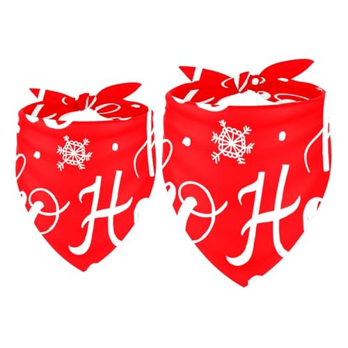 Hundehalstuch, Halstuch, Halstuch, Zubehör für kleine, mittelgroße und große Hunde, Welpen, Katzen, Haustiere, Rot, 2 Stück Hundehalstuch, Halstuch, Halstuch, Zubehör für kleine, mittelgroße und große Hunde, Welpen, Katzen, Haustiere, Rot, 2 Stück von VAPOKF