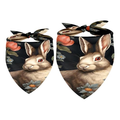 Hundehalstuch, Halstuch, waschbar, Zubehör für kleine, mittelgroße und große Hunde, Welpen, Katzen, Haustiere, 2 Stück Hundehalstuch, Halstuch, waschbar, Zubehör für kleine, mittelgroße und große Hunde, Welpen, Katzen, Haustiere, 2 Stück von VAPOKF