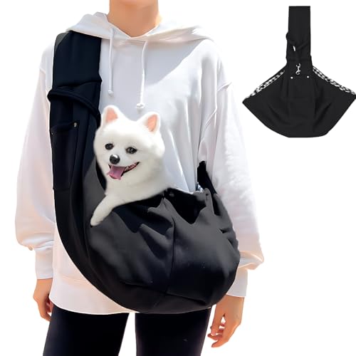 VARKAGE Hundetrage, Hundetragetuch, Tragetuch Hund, Einstellbar Pet Tragetuch für Hund für SpaziergäNge und AktivitäTen Im Freien von VARKAGE