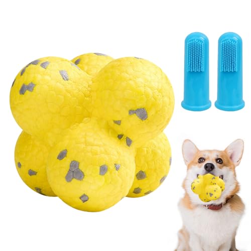 VARKAGE Pfotenstern Kauzauber Ball, Kauzauber Ball für Hunde, Pfotenstern Magic Ball, Hundeball-Spielzeug für Aggressive Kauer, Hunde Ball für Große, Mittelgroße, Kleine Hunde VARKAGE Pfotenstern Kauzauber Ball, Kauzauber Ball für Hunde, Pfotenstern Magic Ball, Hundeball-Spielzeug für Aggressive Kauer, Hunde Ball für Große, Mittelgroße, Kleine Hunde von VARKAGE