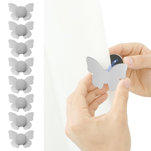 VAVPUP 8 Stück Tischdeckenbeschwerer,Magnetische Tischdeckengewichte aus Edelstahl mit Magnet,Wiederverwendbare Extra Schwer Tischdeckenklammern für Zuhause,Draußen,Garten,Hochzeit,Picknick(Stil 1) von VAVPUP