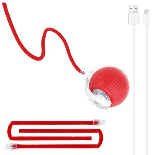 InteraktivesKatzenball,300 mAh Wiederaufladbar Katzenspielzeug Elektrisch mit Automatischer,Intelligenter Katzenball,4 Modi Kompakter Interaktiver Katzenball,Interaktiver Hundeball für Hunde und Katz InteraktivesKatzenball,300 mAh Wiederaufladbar Katzenspielzeug Elektrisch mit Automatischer,Intelligenter Katzenball,4 Modi Kompakter Interaktiver Katzenball,Interaktiver Hundeball für Hunde und Katz von VAVPUP