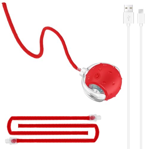 InteraktivesKatzenball,300 mAh Wiederaufladbar Katzenspielzeug Elektrisch mit Automatischer,Intelligenter Katzenball,4 Modi Kompakter Interaktiver Katzenball,Interaktiver Hundeball für Hunde und Katz InteraktivesKatzenball,300 mAh Wiederaufladbar Katzenspielzeug Elektrisch mit Automatischer,Intelligenter Katzenball,4 Modi Kompakter Interaktiver Katzenball,Interaktiver Hundeball für Hunde und Katz von VAVPUP