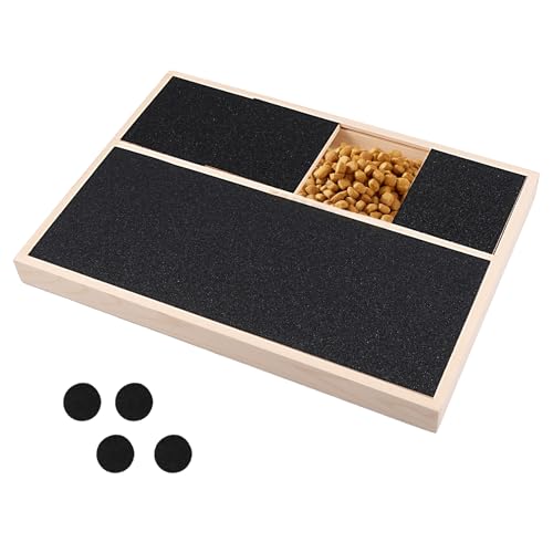 Kratzbrett für Hunde,Rutschfest HolzKratzbrett mit Integrierter Leckerlibox und Schleifpapier,35*25*3.5cm,Stressfrei Schleifpapier Nagelschneider,Vielseitig Einsetzbares Kratzbrett für Drinnen Drauße Kratzbrett für Hunde,Rutschfest HolzKratzbrett mit Integrierter Leckerlibox und Schleifpapier,35*25*3.5cm,Stressfrei Schleifpapier Nagelschneider,Vielseitig Einsetzbares Kratzbrett für Drinnen Drauße von VAVPUP