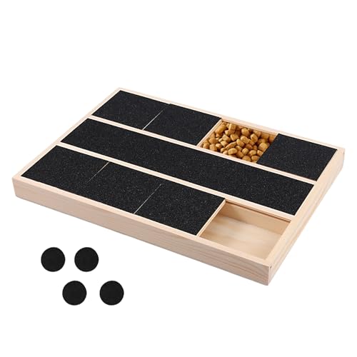 Kratzbrett für Hunde,Rutschfest HolzKratzbrett mit Integrierter Leckerlibox und Schleifpapier,35*25*3.5cm,Stressfrei Schleifpapier Nagelschneider,Vielseitig Einsetzbares Kratzbrett für Drinnen Drauße Kratzbrett für Hunde,Rutschfest HolzKratzbrett mit Integrierter Leckerlibox und Schleifpapier,35*25*3.5cm,Stressfrei Schleifpapier Nagelschneider,Vielseitig Einsetzbares Kratzbrett für Drinnen Drauße von VAVPUP