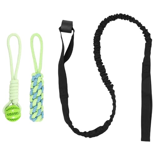 VAVPUP 2 Stück Hundeseilspielzeug Set,interaktives Hunde Bungee Spielzeug mit Kauseil für die meisten Hunde,Mehrzweck Haustierzubehör für Aktivitäten drinnen und draußen VAVPUP 2 Stück Hundeseilspielzeug Set,interaktives Hunde Bungee Spielzeug mit Kauseil für die meisten Hunde,Mehrzweck Haustierzubehör für Aktivitäten drinnen und draußen von VAVPUP