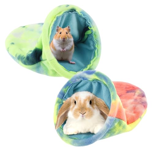 VAVPUP 2 Stück Meerschweinchen Kuschelsack,29 * 18cm,Bequemer Meerschweinchen Unterschlupf,Tragbarer Hamster Schlafsack für Kaninchen,Hasen,Chinchillas,Ratten,Eichhörnchen,Igel,Käfigzubehör(Stil 1) VAVPUP 2 Stück Meerschweinchen Kuschelsack,29 * 18cm,Bequemer Meerschweinchen Unterschlupf,Tragbarer Hamster Schlafsack für Kaninchen,Hasen,Chinchillas,Ratten,Eichhörnchen,Igel,Käfigzubehör(Stil 1) von VAVPUP