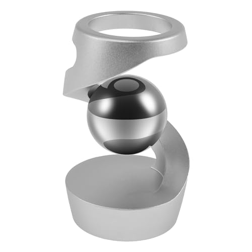 VAVPUP Desk Toys Kreatives rotierendes Schreibtisch Spielzeug tragbares Spinninghandspielzeug dekorativer Schreibtisch Spinnspielzeug Metall Levitation Ball Schreibtisch für Erwachsene Kinder von VAVPUP