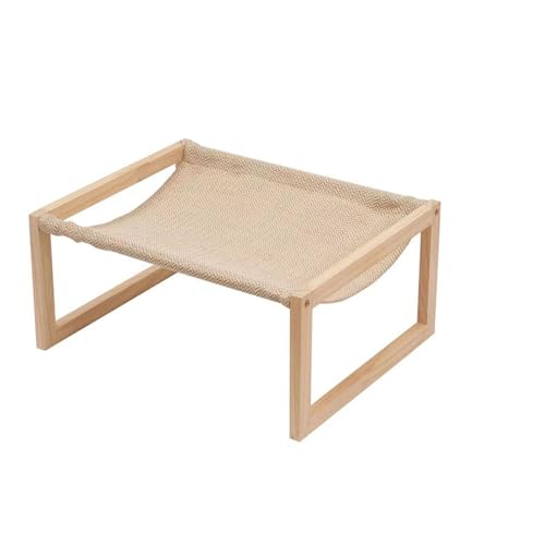 VBBZYGF Graues Katzenbett aus Holz, bodenstehend, Katzenhängematte, Kleintier-Ruhebett, Ganzjahres-Katzen- und Hundebett, abnehmbares und waschbares Katzennest VBBZYGF Graues Katzenbett aus Holz, bodenstehend, Katzenhängematte, Kleintier-Ruhebett, Ganzjahres-Katzen- und Hundebett, abnehmbares und waschbares Katzennest von VBBZYGF