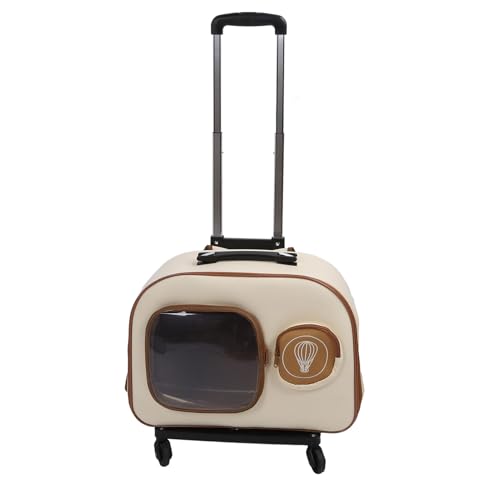 Haustier-Reisetransportbox mit Leisen 360-Grad-Rädern, Einziehbarem Griff und Abnehmbarem Schultergurt für Katzen, Kleine Hunde Bis zu 12,5 Kg Haustier-Reisetransportbox mit Leisen 360-Grad-Rädern, Einziehbarem Griff und Abnehmbarem Schultergurt für Katzen, Kleine Hunde Bis zu 12,5 Kg von VBESTLIFE