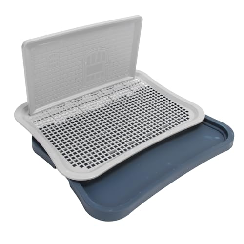Hundetöpfchen-Tablett, Haustier-Hundetrainings-Toilette für den Innenbereich mit Wandsäule, Hundetöpfchen-Trainings-PIPI-Pad-Halter für Kleine und Mittelgroße Hunde, 50,8 X 38,1 Hundetöpfchen-Tablett, Haustier-Hundetrainings-Toilette für den Innenbereich mit Wandsäule, Hundetöpfchen-Trainings-PIPI-Pad-Halter für Kleine und Mittelgroße Hunde, 50,8 X 38,1 von VBESTLIFE