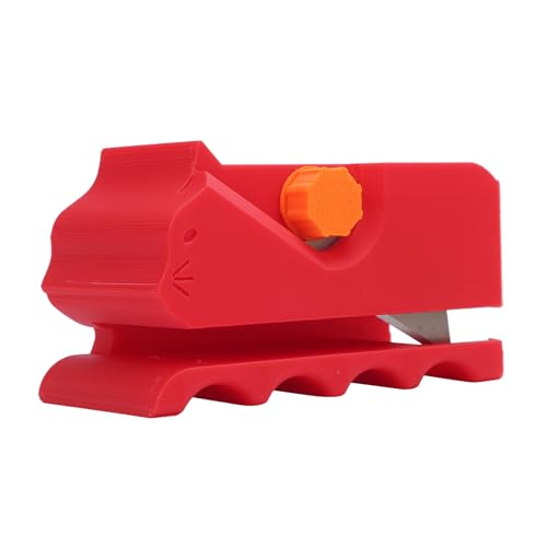 VBESTLIFE Kartonschneider für Katzenkratzer, 3D -gedrucktes DIY -Handheld -Tool mit Einstellbaren Einstellungen, Ergonomischem Handwerkstool für Pappstreifen und Katzenliebhaber (Rot) von VBESTLIFE