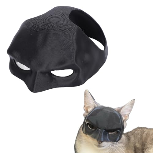 VBESTLIFE Katzen-Fledermaus-Maske, Katzen-Fledermaus-Gesichtsbedeckung, Fledermaus-Katze-Cosplay-Bekleidung, Halloween-Kostüme-Zubehör für Katzen, 7,7 X 9 cm VBESTLIFE Katzen-Fledermaus-Maske, Katzen-Fledermaus-Gesichtsbedeckung, Fledermaus-Katze-Cosplay-Bekleidung, Halloween-Kostüme-Zubehör für Katzen, 7,7 X 9 cm von VBESTLIFE