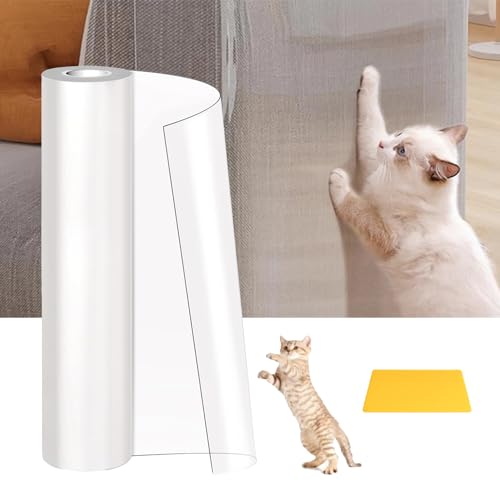 Kratzschutz Katze Tape, 20cm*500cm Sofa Kratzschutz Pad mit Selbstklebend, Kratzpads für Katzen mit Selbstklebend Katze Kratzschutzfolie, Möbelschutz Möbelschoner Kratzpads Kratzschutz Katze Tape, 20cm*500cm Sofa Kratzschutz Pad mit Selbstklebend, Kratzpads für Katzen mit Selbstklebend Katze Kratzschutzfolie, Möbelschutz Möbelschoner Kratzpads von VCANIVR