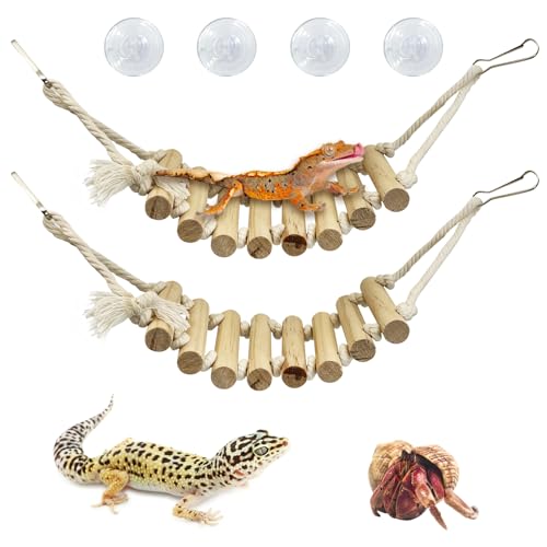 VCEPJH Reptilienbrücke Leopard Gecko Kletterleiter Holz Sonnenliege Reptilien Tank Zubehör für Einsiedlerkrebse Juvenile Bartdrache Chamäleon kleine Eidechse Baum Frosch und Schildkröte VCEPJH Reptilienbrücke Leopard Gecko Kletterleiter Holz Sonnenliege Reptilien Tank Zubehör für Einsiedlerkrebse Juvenile Bartdrache Chamäleon kleine Eidechse Baum Frosch und Schildkröte von VCEPJH