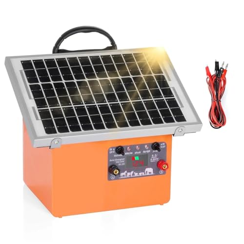 VCHICS Elektrozaun, 20 Meilen Solar-Elektrozaun-Laderät 0,5 J -Controller Solar-Zaun-Laderät Einsatz in Haushalt und Garten VCHICS Elektrozaun, 20 Meilen Solar-Elektrozaun-Laderät 0,5 J -Controller Solar-Zaun-Laderät Einsatz in Haushalt und Garten von VCHICS