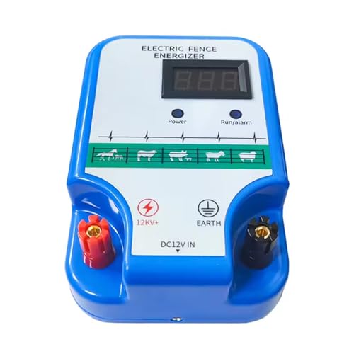 VCHICS Elektrozaun, Elektrische Geräte Tragbarer 3-7J Elektrozaun for Zaunsystem Einsatz in Haushalt und Garten von VCHICS