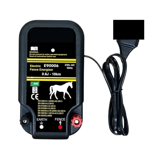 VCHICS Elektrozaun, Fabrikfarm Elektrozaun for Zaunsystem for Tiergefangenschaft Einsatz in Haushalt und Garten von VCHICS
