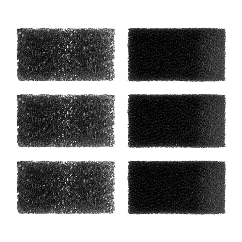 VCRAZE Ersatz-Aquarium-Filterschwamm, Aquarium-Filter-Ersatzteile, einschließlich 3 x grober Schwamm und 3 x feiner Schwamm VCRAZE Ersatz-Aquarium-Filterschwamm, Aquarium-Filter-Ersatzteile, einschließlich 3 x grober Schwamm und 3 x feiner Schwamm von VCRAZE