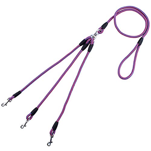 VDCVADKYE Einziehbare Hundeleine, 2/3 Weg Kupplungen Pet Walking Laufen Hund Leine Blei 55 "Doppel Hund Leine Seil Hund Leine VDCVADKYE Einziehbare Hundeleine, 2/3 Weg Kupplungen Pet Walking Laufen Hund Leine Blei 55 "Doppel Hund Leine Seil Hund Leine von VDCVADKYE